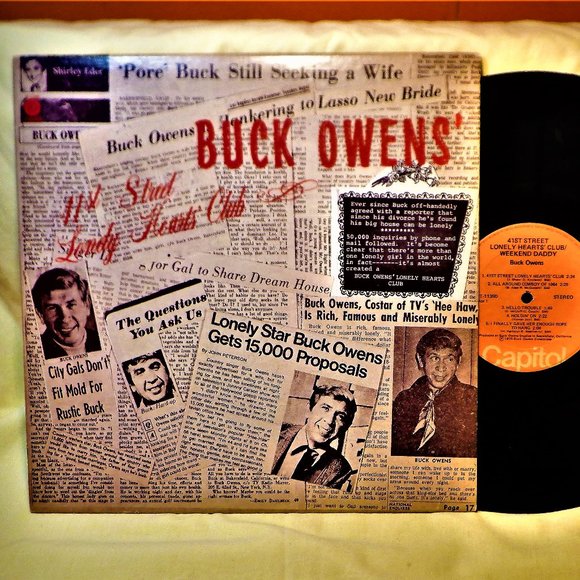 ~~~ Buck Owens ~~~ Lonely Hearts Club / Weekend Daddy - Picture 1 of 2
